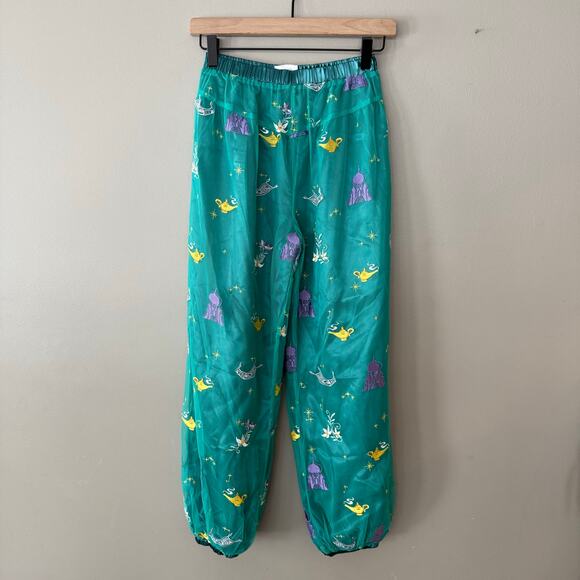 Hanna Andersson Other - Hanna Andersson Disney Jasmine Tulle Embroidered Harem Pants Princess Aladdin Lg